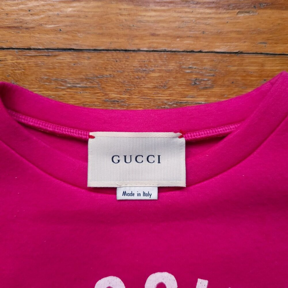Gucci - "Guccify Yourself" Sequin Girls Butterfly Sweatshirt Made in Italy - Picture 3 of 6